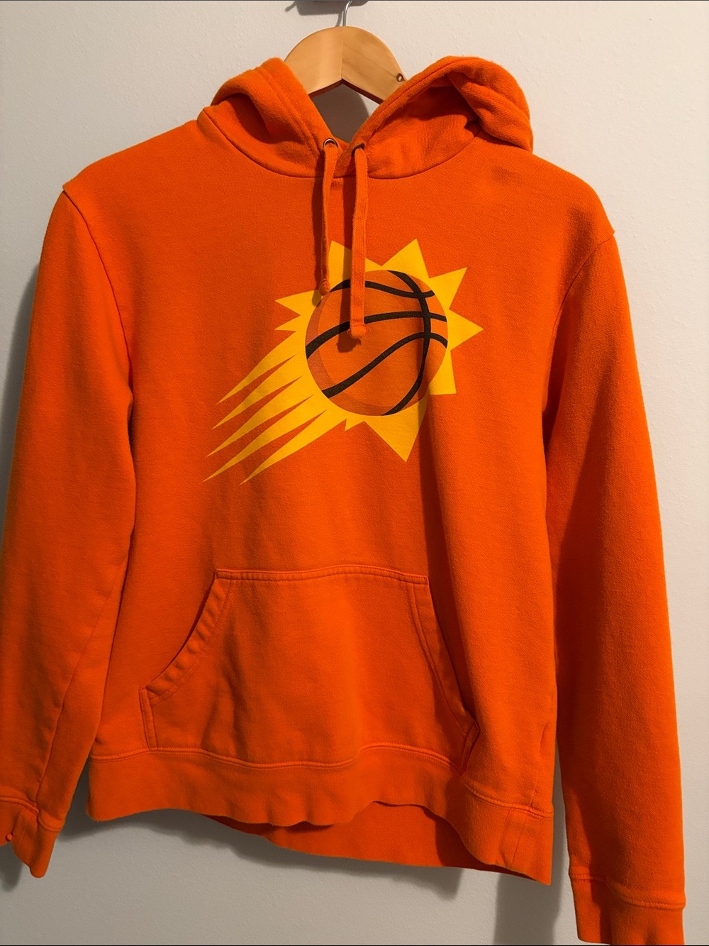 Fanatics Orange Pullover Hoodie with Brand Tag